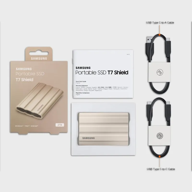 Samsung SSD T7 SHIELD Portable 1TB / 2TB / 4TB External Eksternal SSD - Garansi 3 Tahun - Image 3