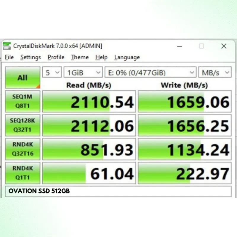 OVATION SSD 980 M2 NVME 256GB / 512GB / 1TB M.2 PCIe Gen 3 x4 NVMe 2280 Internal SSD - Garansi Resmi 5th - Image 5