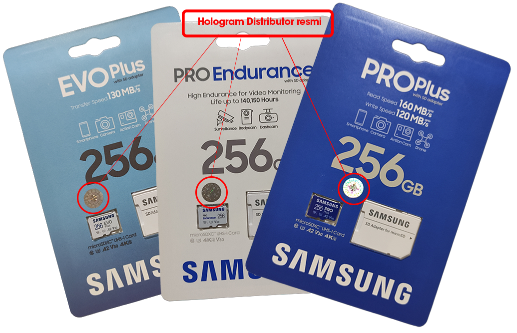 Original Samsung MicrosdXC evo plus Pro Plus Pro Endurance